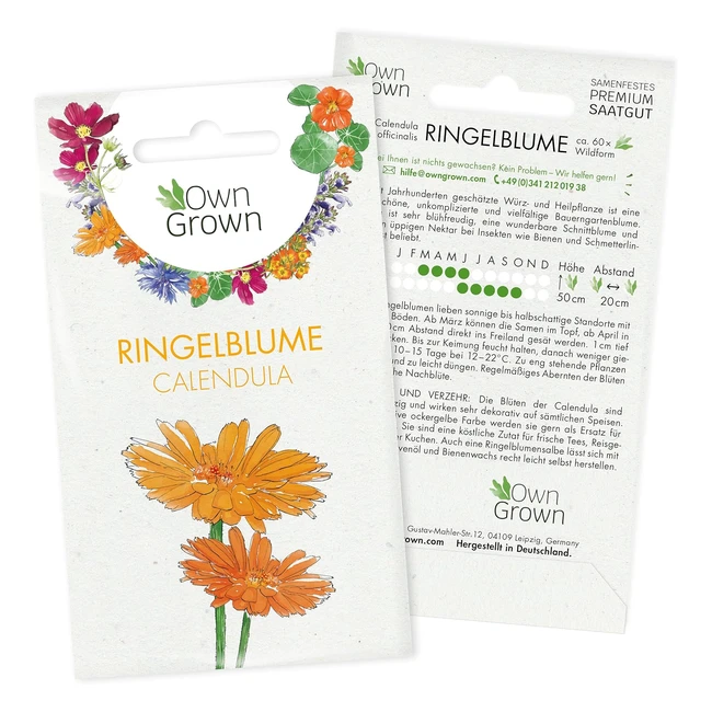 Essbare Blumen einzeln - Marigold Calendula officinalis - Culinary Highlight