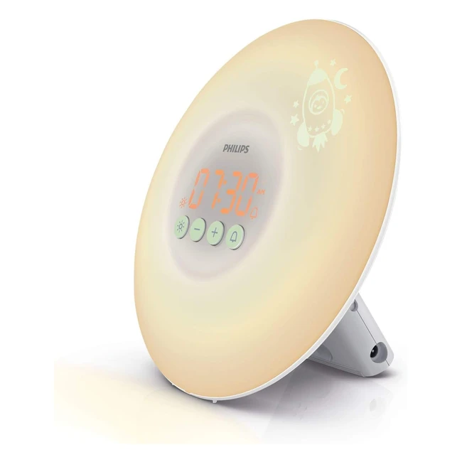 Philips Wakeup Light HF350501 - Sveglia a LED per bambini - Radio FM - Simulazio
