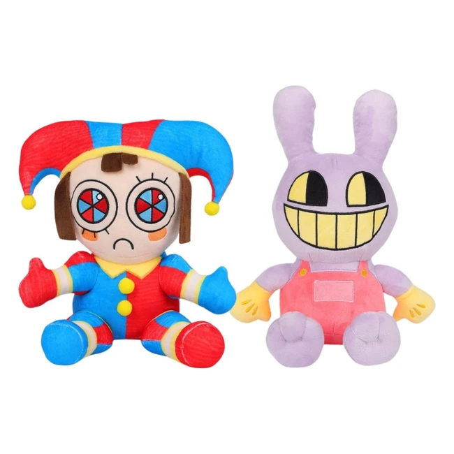 Peluche Digital Circus 2023 - Pomni and Jax - 2 Piezas