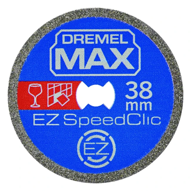 Dremel Max Disco de Corte SC545DM con Recubrimiento de Diamante 38mm