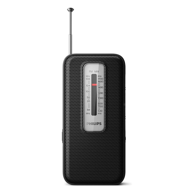 Philips Portable Radio TAR150600 - Classic Design, Easy Tuning, Headphone Port