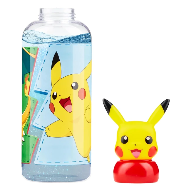 Borraccia Pokemon con Cannuccia 560ml 580ml - Pikachu - Senza BPA - Gadget 3D