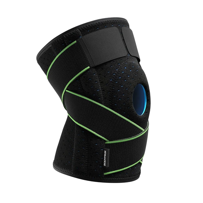 Bodyprox Knee Brace XL with Side Stabilizers & Patella Gel Pads - Relief from Knee Pain & Injuries