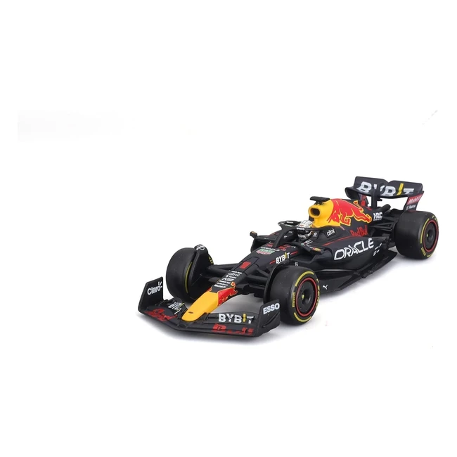 Voiture de course en métal moulé Bburago Red Bull Racing RB18 2022 - Échelle 1:43 avec casque Perez