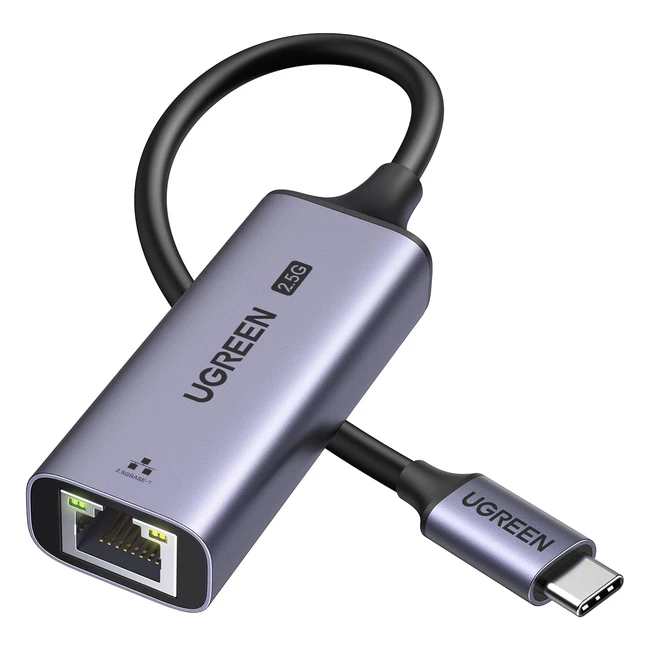 UGREEN USB C 25G LAN Adapter Ethernet RJ45 2500Mbps Netzwerkadapter iPhone iPad ProAir Windows Mac