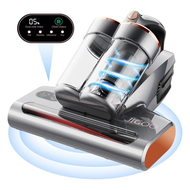 Aspirateur anti-acariens Jigoo S300 Pro avec capteur dacariens et affichage LED