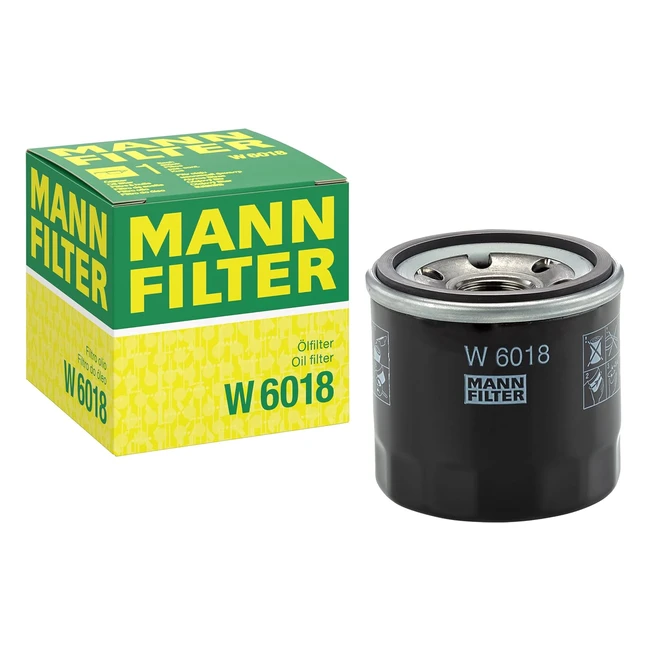 Filtro de Aceite Mannfilter W 6018 para Automviles - Alta Calidad y Rendimient