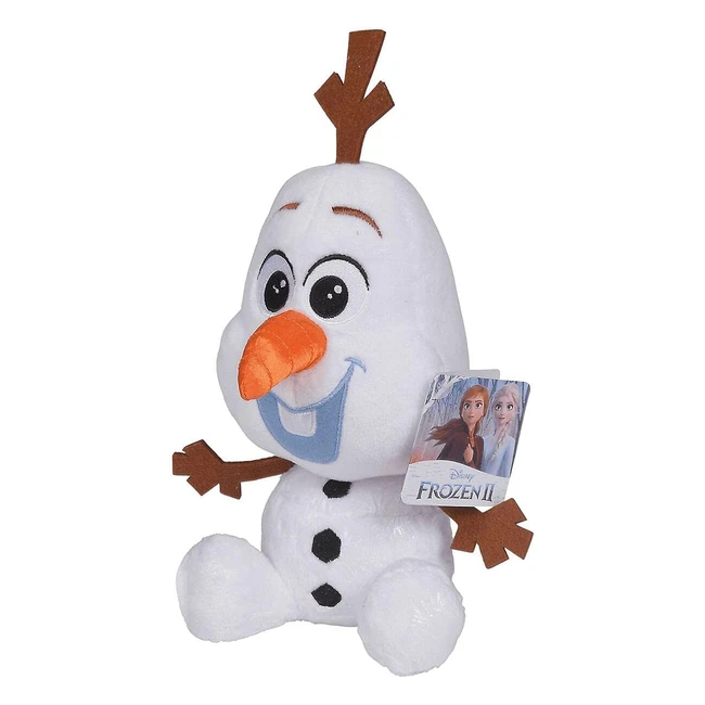 Peluche Olaf Frozen 2 Disney 25 cm - Simba 6315877556 - Douce et Adapte aux B