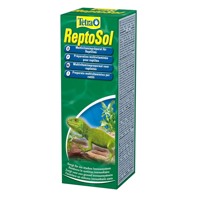 Tetra Reptosol 50 ml - Integratore Vitamine Rettili - Ref12345 - Difese Immunit