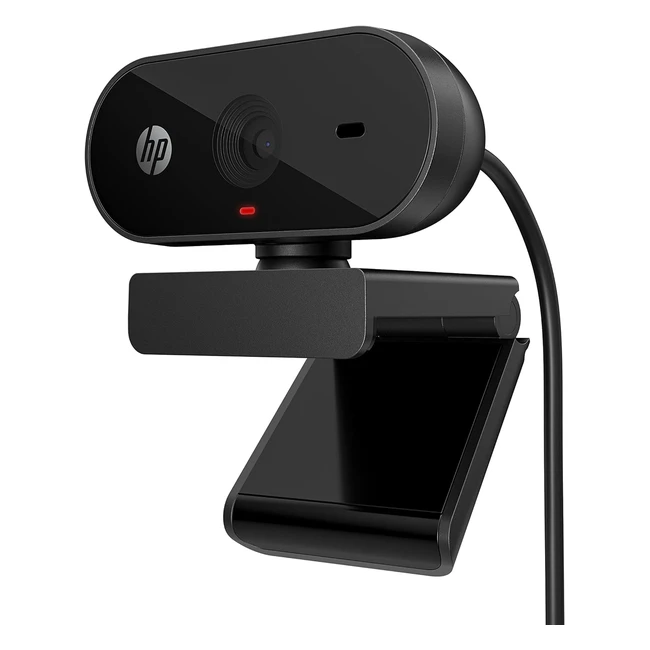 Webcam HP PC 320 FHD 1080p USB Grand Angle - Correction Automatique de Luminosit