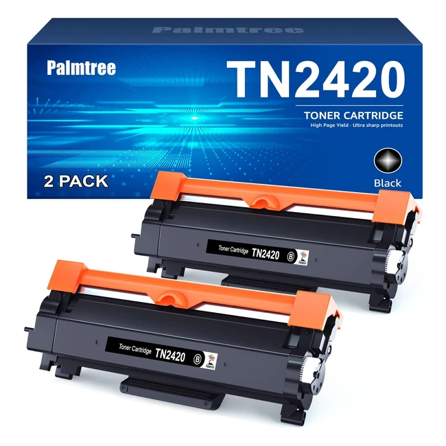 Toner Brother TN2420 Noir 2 Pack - Compatible avec DCP L2530DW MFC L2710DW HLL