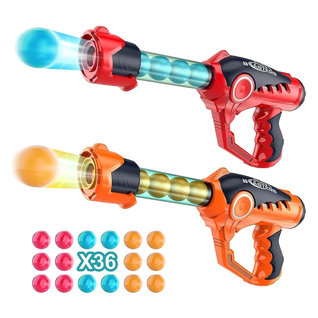 Giocattoli di tiro Vintop per ragazzi e ragazze 6-10 anni con 36 sfere di schium