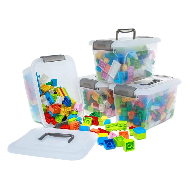 Caja de Almacenaje LEGO Juego de 4 Cajas de Almacenamiento - Kerhouze