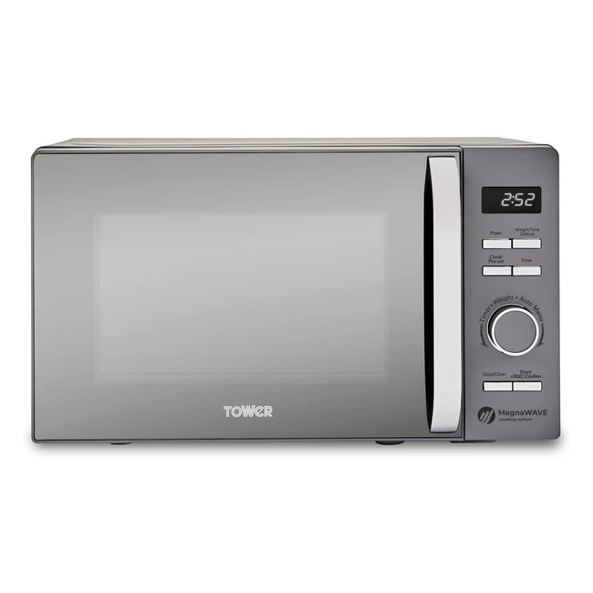 Tower T24039GRY Renaissance 20L Microwave - 5 Power Settings & Magnawave Technology