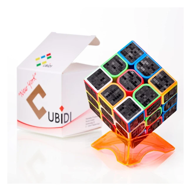 Cubixs 3x3 Magic Cube Speed Cube - Optimiertes Drehfeature - Für Anfänger und Profis - Carbon Sticker 3x3