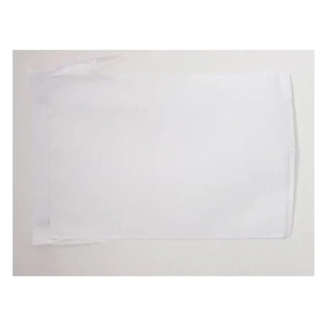 Bandera Blanca 45x30cm - Uso Interior y Exterior - Reforzada y Cosida
