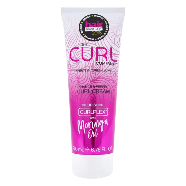The Curl Company Enhance Perfect Curl Cream 200ml - Curplex & Moringa Oil