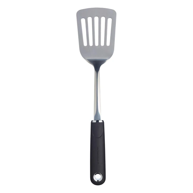 Masterclass Fish Slice Slotted Turner Stainless Steel 355 cm Soft Grip Handle