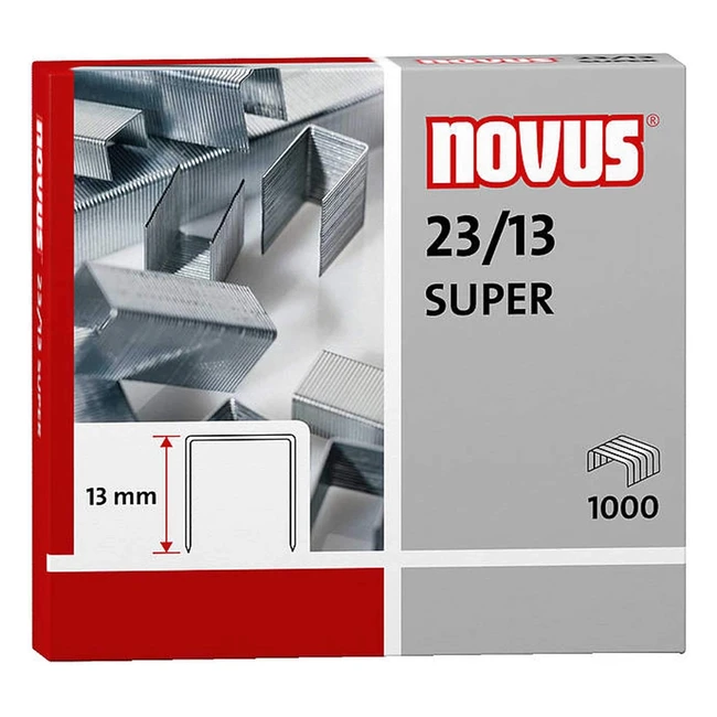 Pack agrafes Novus 2313 - 1000 agrafes galvanises