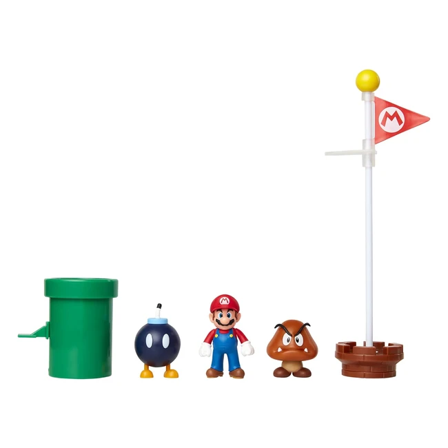 Set Diorama Super Mario Acorn Plains 65 cm - Nintendo - Ref. 123456 - Giocabile