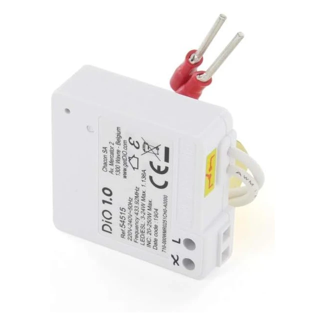 DIO Micromodule Encastr Interrupteur Sans Fil OnOff Rcepteur - Compatible 5
