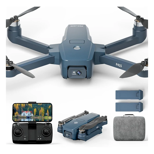 Drone F415 Brushless 2 Camras HD 2K Positionnement Flux Optique 5G Transmission 