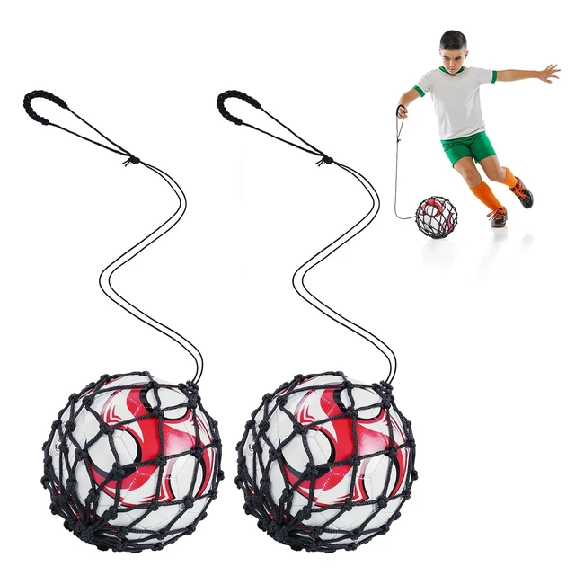 Ainiv Soccer Bungee Trainer - Accessori per Allenamento Calcio - Training Aid - Palloni Taglia 3 4 5