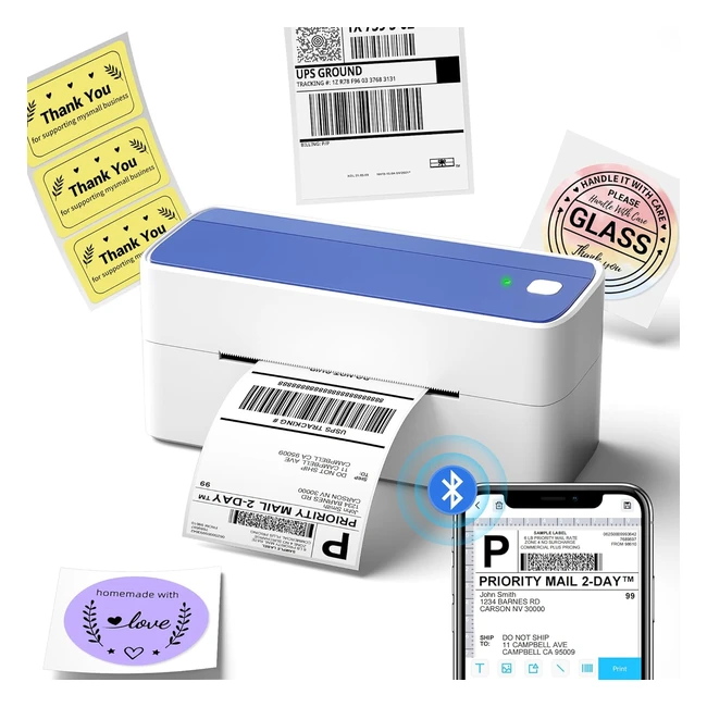 Impresora de Etiquetas Bluetooth Phomemo 241BT - Envo Rpido - Compatible con