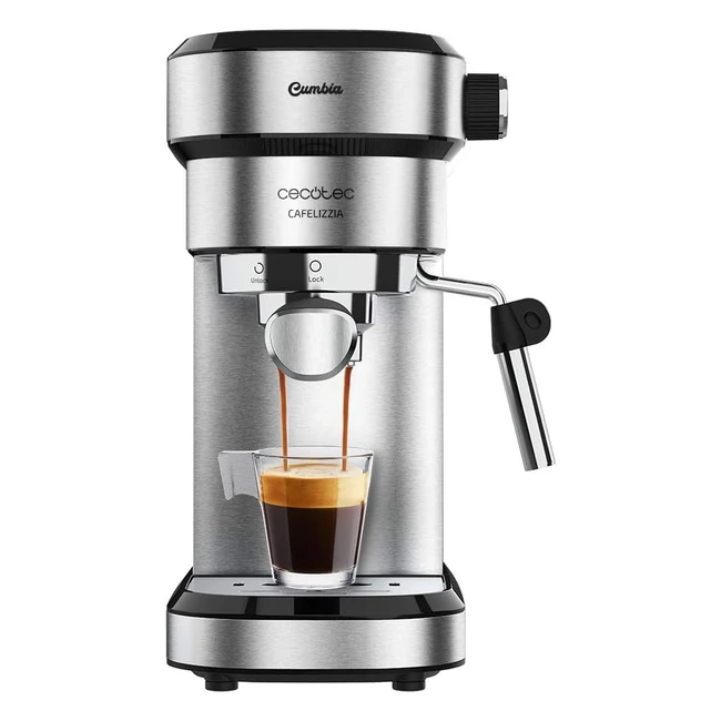 Cecotec Cafelizzia 790 Espressomaschine mit 1350 W Leistung und ForceAroma Technologie