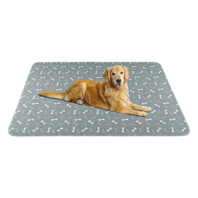 Baodan Reusable Dog Training Pads 2 Pack - Super Absorbent & Waterproof - 100 x 90 cm