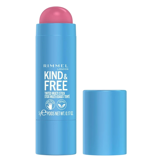 Rimmel Kind Free Multistick 003 Pink Heat - Cream Blush  Lipstick