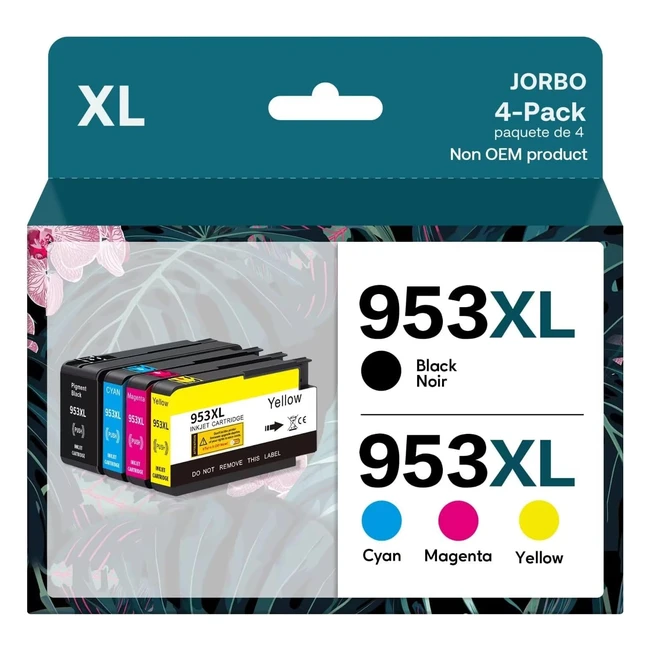 jorbo 953 XL Druckerpatronen Ersatz fr HP 953XL Multipack kompatibel mit HP Of