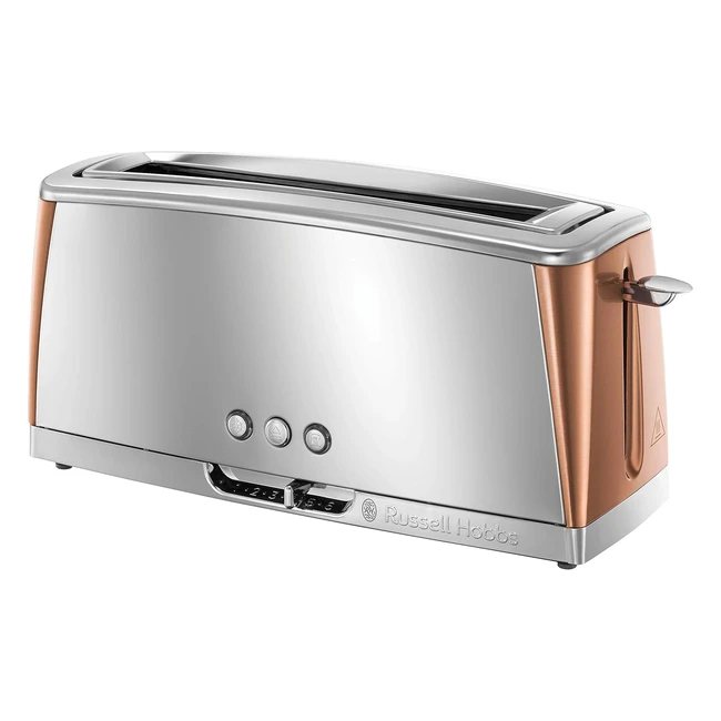 Russell Hobbs Luna Toaster 2 Slice 1420W Stainless Steel #24310