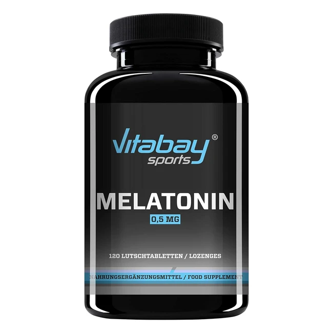 Vitabay Melatonina 120 Pastiglie Vegane 05 mg - Alta Qualità
