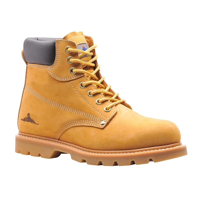 Portwest Mens FW17HOR43 Honey Footwear - Size 8 UK - Nubuck Leather - Slip  Oi