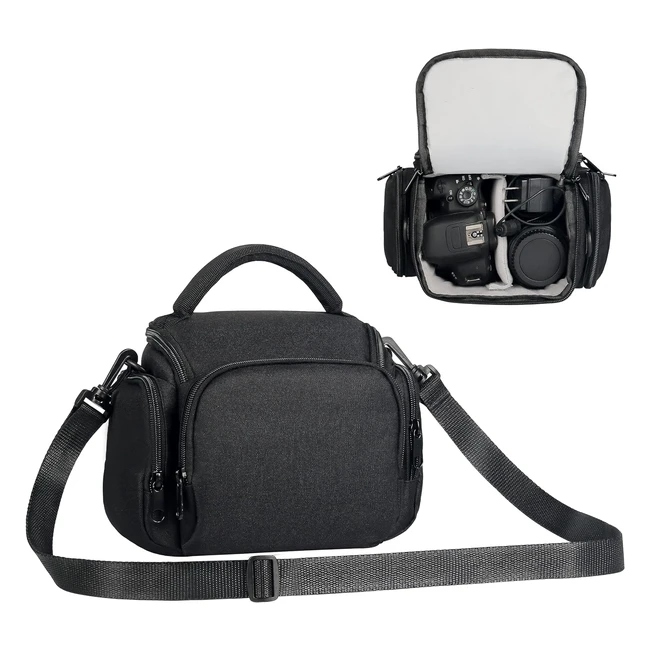 Waterproof DSLR Camera Case | Adjustable Shoulder Strap | Compatible with Sony Canon Samsung | Shockproof | High Quality
