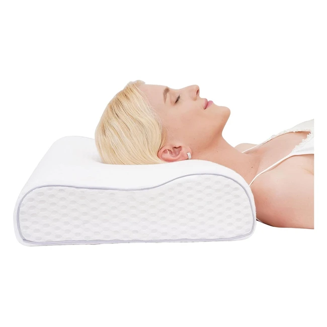 BDTFO Memory Foam Pillow Orthopedic Support Neck Shoulder Pain Ergonomic Cervica