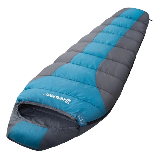Saco de dormir Bessport para acampar adultos 3 estaciones ultraligero y cálido