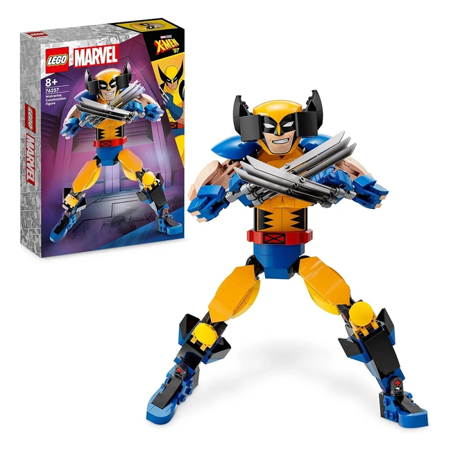 Lego Marvel Wolverine 327 Pezzi Action Figure XMen 76257