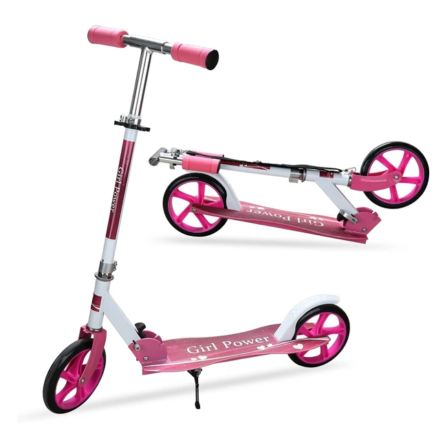Monopattino per bambini Cecaylie 2 ruote scooter 205 mm con tracolla - Fino a 100 kg