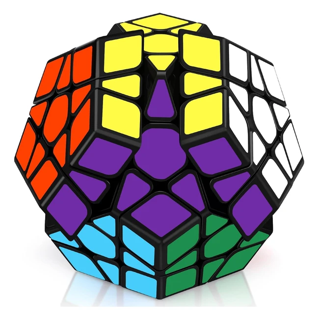 Maomaoyu Megaminx Speed Magic Cube 3x3 Cube Magique Pentagonal de Vitesse avec Autocollant pour Enfants et Adultes