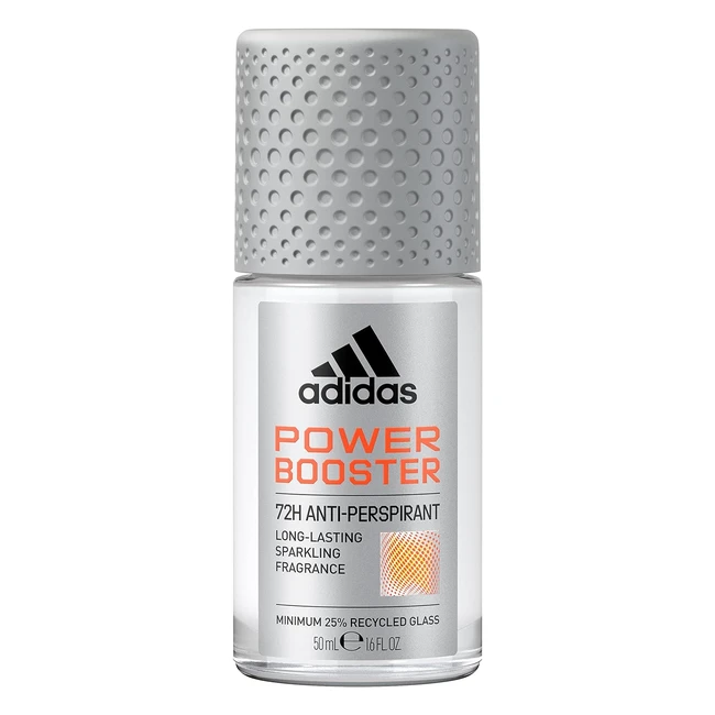 Deodorante Roll-On Uomo Adidas Power Booster 72 Ore Protezione Formula Vegana 50