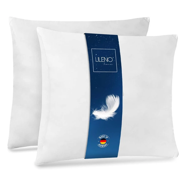 Lileno Home Federkissen - Weich wie eine Wolke - OEKO-TEX zertifiziert