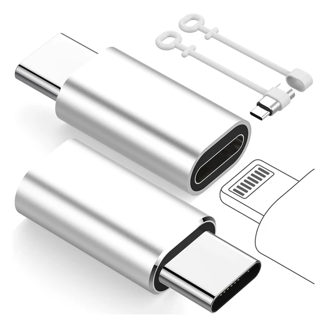 Adaptador USB C para iPhone 15 Pro Max - Conector de carga y transmisin de dat