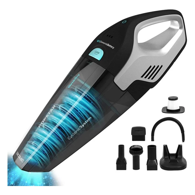 Cecotec Conga Popstar Micro Handheld Vacuum Cleaner 185V - Beutelloses Nass- und