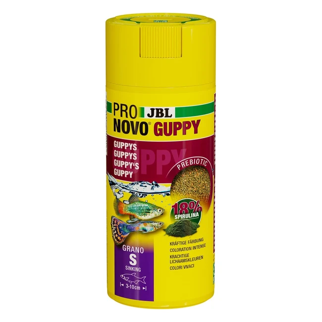 JBL Pronovo Guppy Grano - Dosatore a Clic - 250 ml