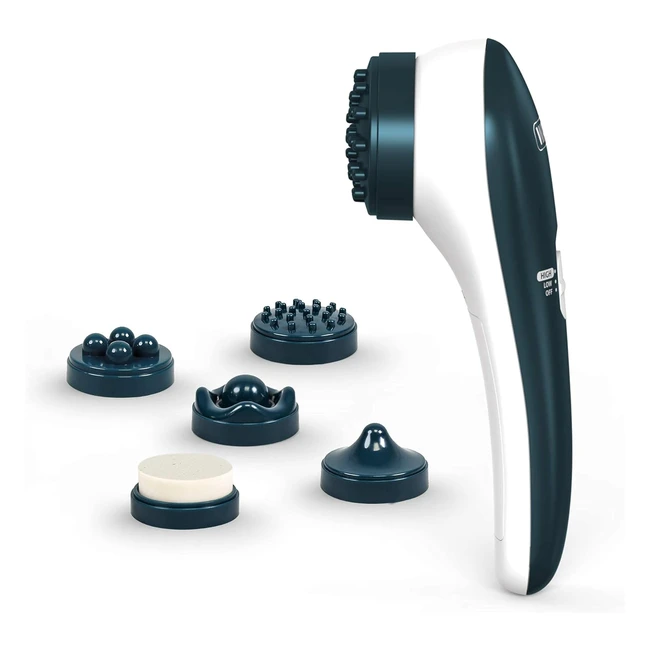Wahl Compact Massager - Fast Relief, 2 Speeds, 5 Attachments