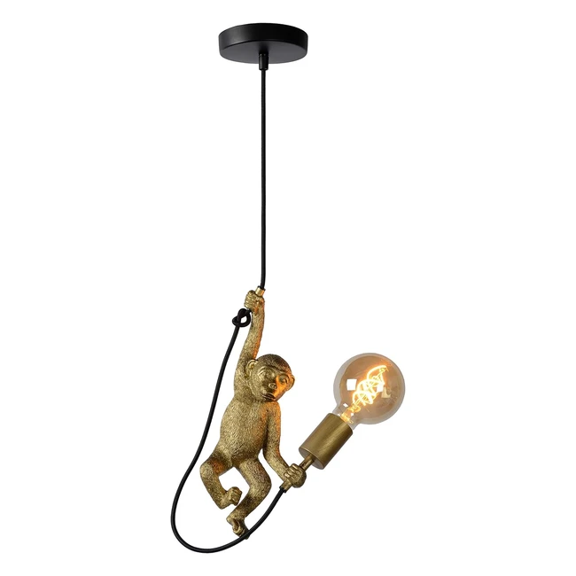Lámpara Colgante Lucide Extravaganza 176 cm - Negro - Ajustable - LED - Regulador de Intensidad