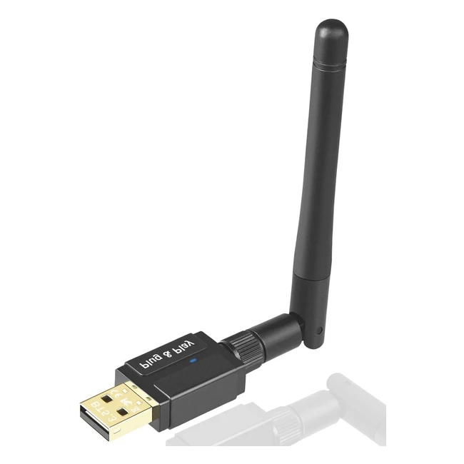 Dongle Adattatore Bluetooth USB 53 per PC - Trasmettitore Bluetooth a Lungo Term