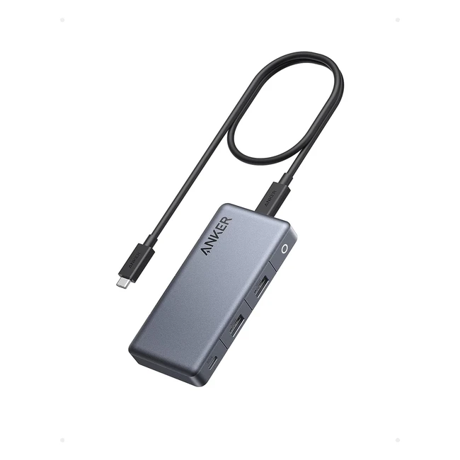 Anker 343 USB C Hub 7in1 mit 100 W Power Delivery Dual 4K HDMI Ports 1 x USBC Up